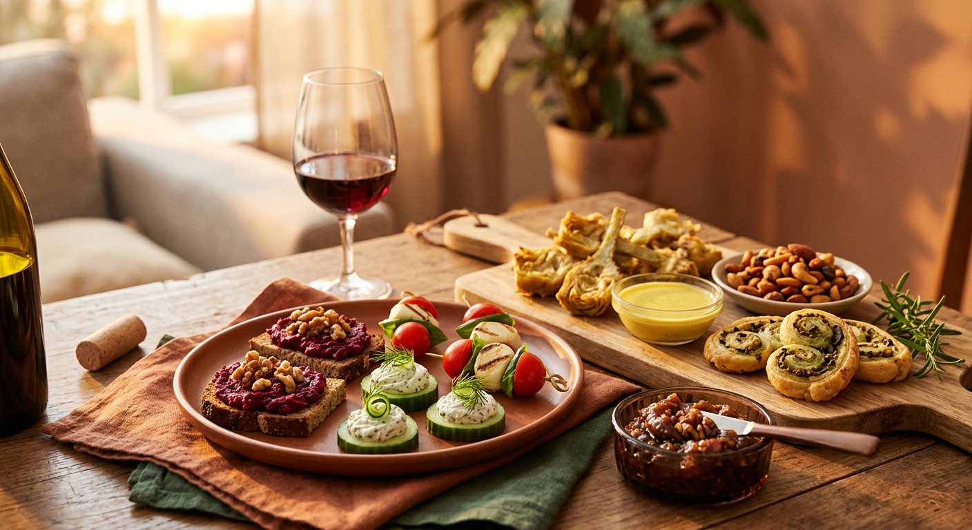 Afbeelding bij Borrel gids: vegetarische en veganistische borrelhappen die indruk maken