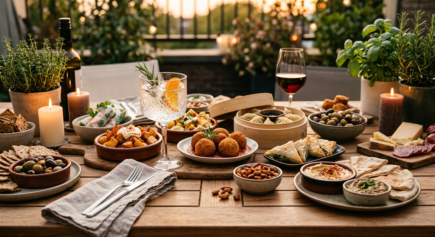 Afbeelding bij Borrel snacks van over de hele wereld: Een culinaire ontdekkingsreis