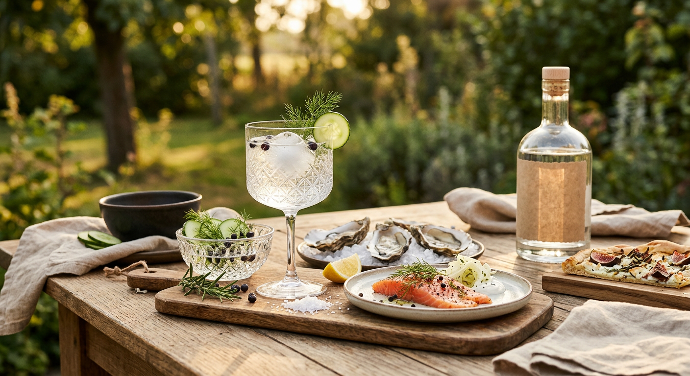 Afbeelding bij Gin en food pairing: verder dan de borrelplank